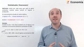 36 Economía S12 ¿Qué es el multiplicador [upl. by Humphrey]