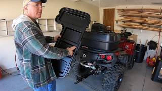 Plano ATV Storage Box Install on my Can Am Outlander Max XT [upl. by Mickelson]