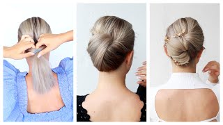 😍 12 EASY DIY Elegant Hairstyles Compilation 😍 Hairstyle Transformations [upl. by Oulman]