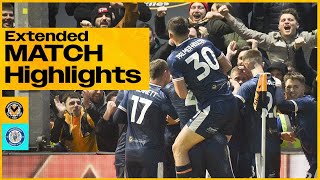 Extended Highlights  Newport County v Stockport County [upl. by Ahtibat]