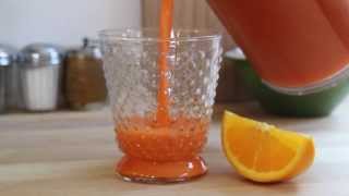 How to Make Carrot and Orange Juice  Juicing Recipes  Allrecipescom [upl. by Rramel]