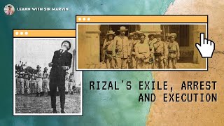 RIZALS EXILE ARREST AND EXECUTION [upl. by Eshman118]