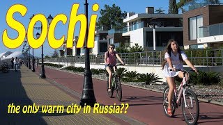 Sochi Russia 4K City  People  Sights [upl. by Ninazan764]