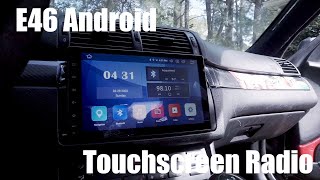 E46 ANDROID HEADUNIT INSTALL Eonon Android Touchscreen Radio [upl. by Onofredo]