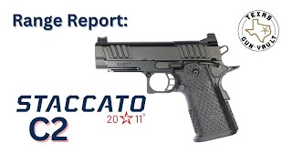 Range Report Staccato C2 Compact sized 2011 pistol [upl. by Broder]