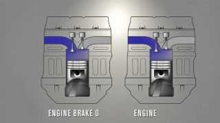 How a Jake Brake Works  Jacobs Vehicle Systems [upl. by Elenaj]