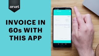 Invoice App  Invoice for free with Zervants mobile app  Get it now on iOS amp Android [upl. by Valeria]