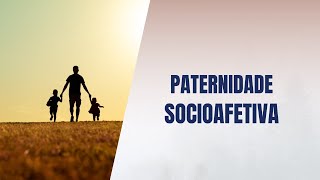 Paternidade socioafetiva [upl. by Onimixam]