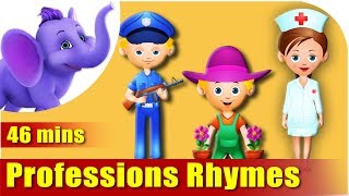 Best Collection of Rhymes on Professions [upl. by Garneau]