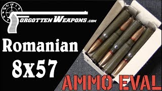 Ammo Evaluation Romanian 8mm Mauser [upl. by Salema548]