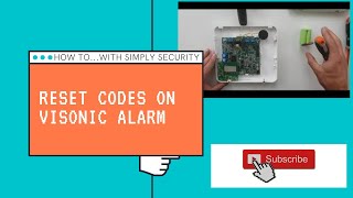 Reset the codes on you Visonic Powermaster alarm system [upl. by Anitsihc593]