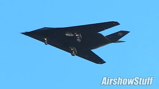 RARE F117 Nighthawks Land at MCAS Miramar  20 Oct 2020 [upl. by Noemad]