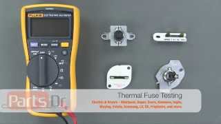 How To Test A Dryer Thermal Fuse For Continuity [upl. by Marcoux]