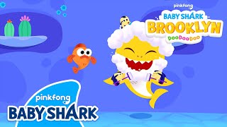 EP2 Shark Family Bath Time  Baby Shark Brooklyn Cartoon Animation  Baby Shark Official [upl. by Clauddetta]