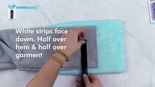 Hemming amp Mending Tape Tutorial  Habee Savers [upl. by Swanson]