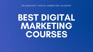 The 10 Best Digital Marketing Courses Online Free amp Paid [upl. by Jahdiel]