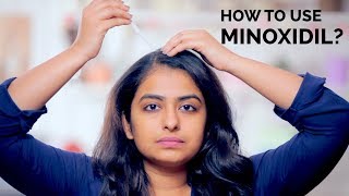 How To Use Minoxidil  Hair Regrowth  Skin Diaries [upl. by Natlus355]