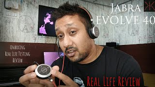 Jabra EVOLVE 40  Real life Review [upl. by Erdnaet]