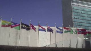 Flags at the United Nations [upl. by Eddie]