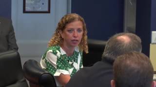 CORRUPT Debbie Wasserman Schultz THREATENS Police Chief [upl. by Nahbois]