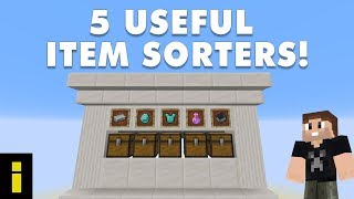 5 Useful Item Sorters For Minecraft Java amp Bedrock [upl. by Neelyhtak524]