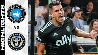 HIGHLIGHTS Charlotte FC vs Philadelphia Union  October 01 2022 [upl. by Akirdnahs]