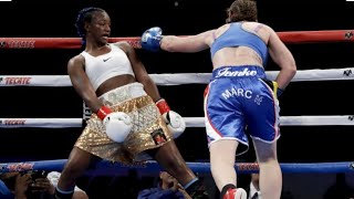 CLARESSA SHIELDS VS FEMKE HERMANS FULL FIGHT HBO SIGN OFF SHOW [upl. by Sset]