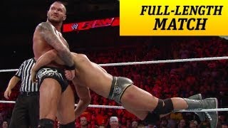 FULLLENGTH MATCH  Raw  Cody Rhodes vs Randy Orton [upl. by Gasparo]