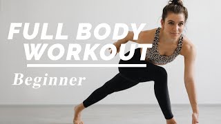 Full Body Workout für Beginner  No Equipment  mit Warm Up amp Cool Down  DAY 1 [upl. by Neellek]