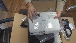 Unboxing of Epson EBX18 Multimedia Projector [upl. by Martella]