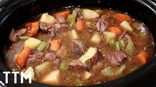 Easy Crock Pot Beef Stew Recipe [upl. by Jacquelynn]