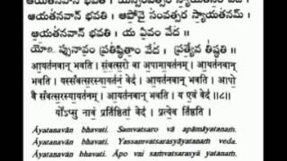 MANTRA PUSHPAM VEDIO TEXT IN SANSKRITTELUGUENGLISH [upl. by Engud320]