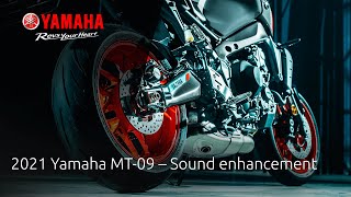 2021 Yamaha MT09 – Sound enhancement [upl. by Nodnnarb27]