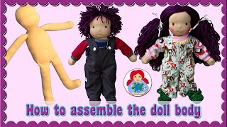 DIY  How to sew a Waldorf Doll Body Step by Step  Sami Doll Tutorials [upl. by Aicina703]