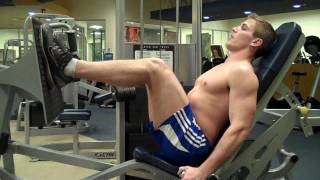 How To Seated Leg Press Cybex [upl. by Enitsrik]