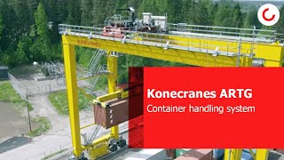 Konecranes ARTG container handling system [upl. by Aremihc291]