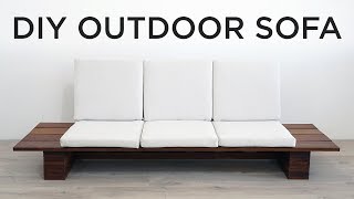 DIY Outdoor Sofa [upl. by Ecnarual]