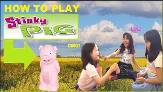 How to Play Stinky Pig  Unboxing and Toy Review [upl. by Newby]