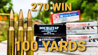 270 Win  100 Yard AMMO TEST [upl. by Maro]