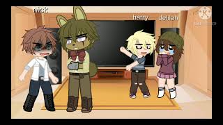 part 1 of springtrap and delilah react to Afton Family memes [upl. by Anitsyrk]