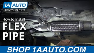 How to Permanently Attach Exhaust Flex Pipe No Clamps [upl. by Aiynot]