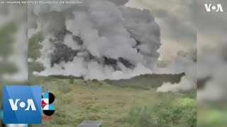 Timelapse Footage of Eruption From Inside Taal Volcano [upl. by Sherar]