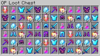 Minecraft UHC but chests drop infinite OP loot [upl. by Akima]