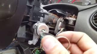 Mk1 Focus  Ignition Tumbler Removal [upl. by Eneleuqcaj496]