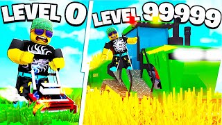 FUNNY LAWN MOWING SIMULATOR IN ROBLOX [upl. by Daniala222]