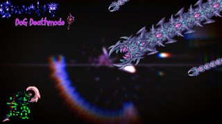 Devourer Of Gods Fight Deathmode Melee  Terraria Calamity [upl. by Adnoval]