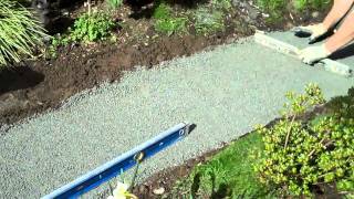 How to build a flagstone walkway part I [upl. by Mafala]