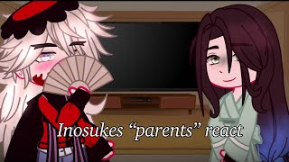 Inosukes motherDouma react to Inosuke  KNY [upl. by Joanna870]