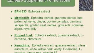 Pharmacodynamic Mechanisms Ephedra [upl. by Millwater]