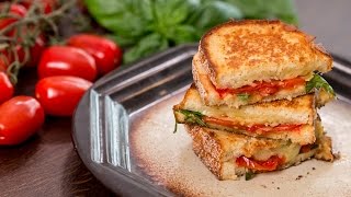 Roasted Tomato Grilled Cheese Sandwich Recipe [upl. by Cecily]